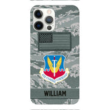Personalized U.S Airforce Camo Phone Case 22JAN-QH21