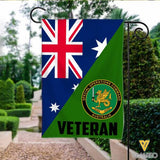 Personalized Australian Veterans Garden Flag 22JAN-MQ21