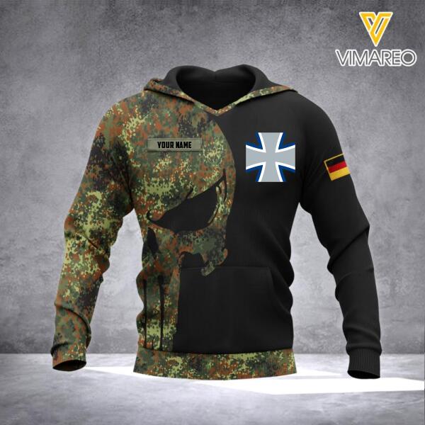 PERSONALIZED GERMAN ARMY HOODIE 3D PRINTED 22JAN-HQ21