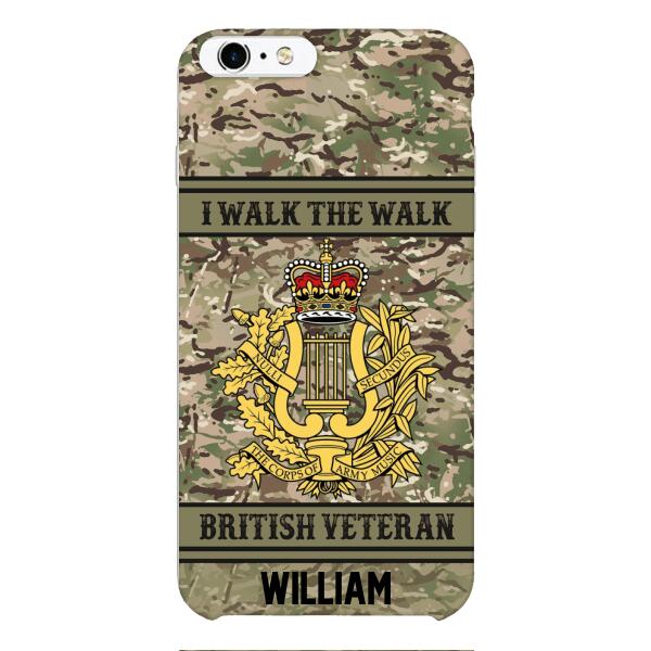 Personalized British Veterans Camo Phone Case 22JAN-LN22