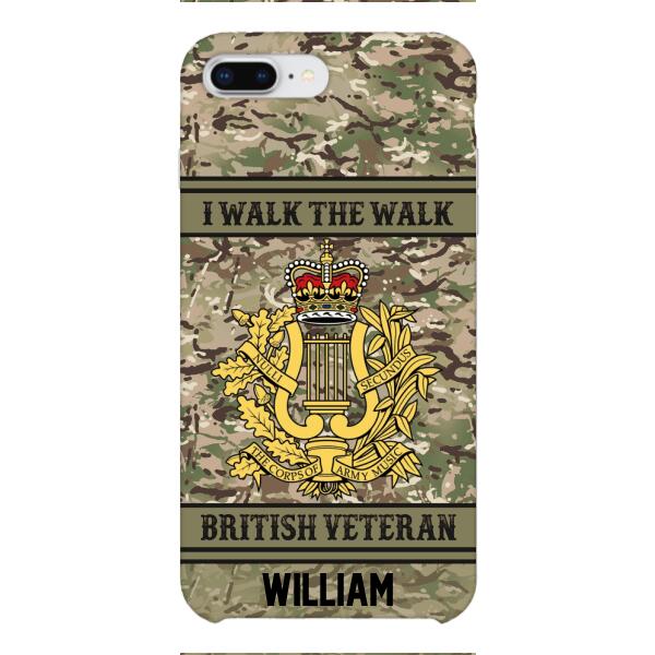 Personalized British Veterans Camo Phone Case 22JAN-LN22