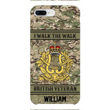 Personalized British Veterans Camo Phone Case 22JAN-LN22