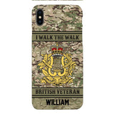 Personalized British Veterans Camo Phone Case 22JAN-LN22