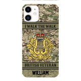 Personalized British Veterans Camo Phone Case 22JAN-LN22