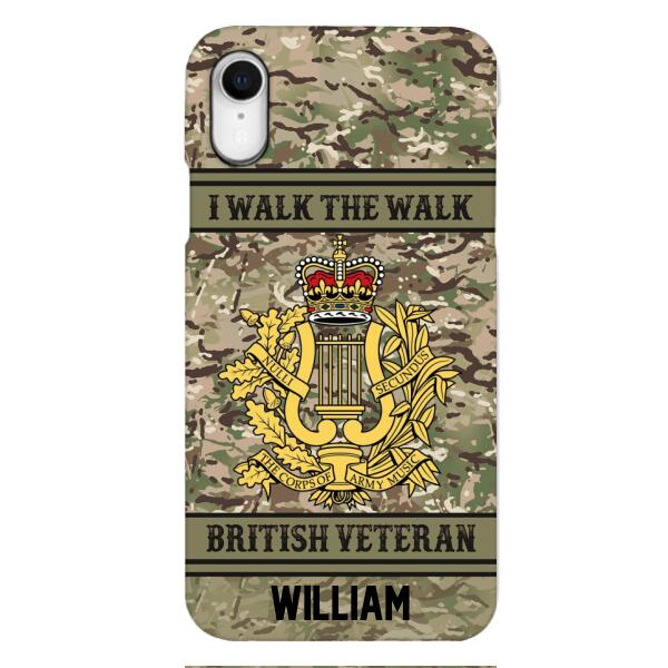 Personalized British Veterans Camo Phone Case 22JAN-LN22
