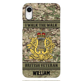 Personalized British Veterans Camo Phone Case 22JAN-LN22