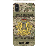 Personalized British Veterans Camo Phone Case 22JAN-LN22