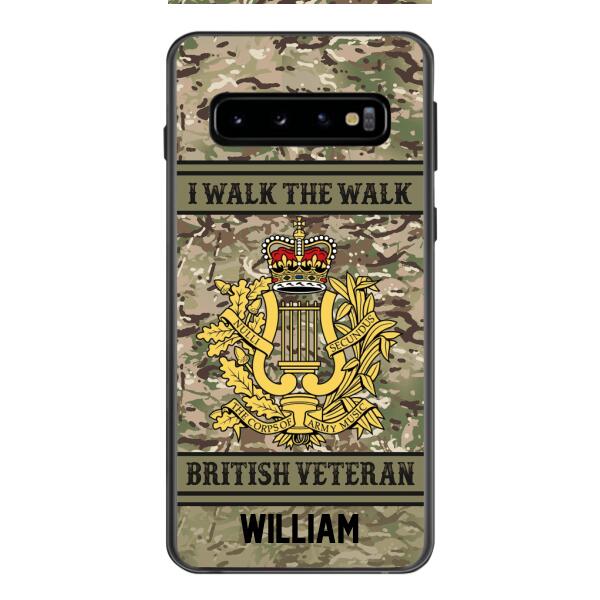 Personalized British Veterans Camo Phone Case 22JAN-LN22