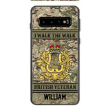 Personalized British Veterans Camo Phone Case 22JAN-LN22
