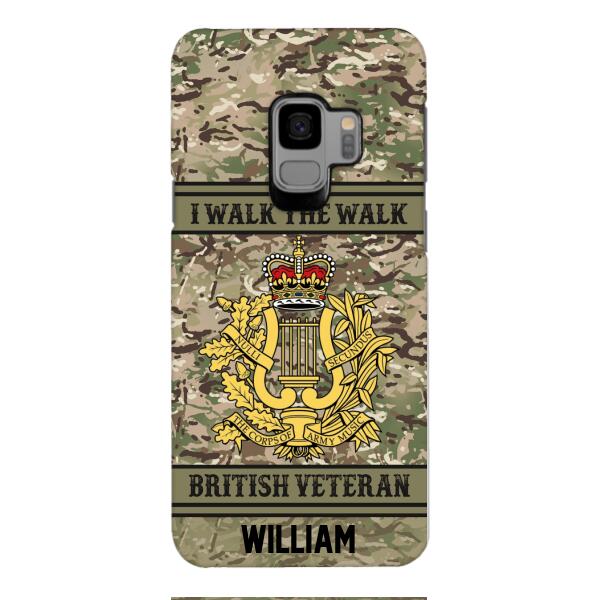 Personalized British Veterans Camo Phone Case 22JAN-LN22