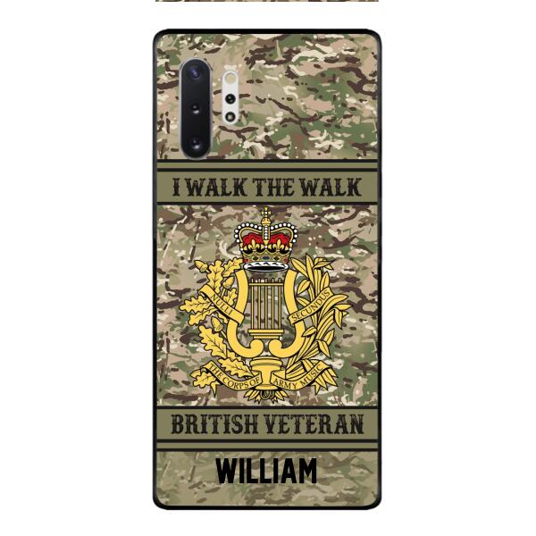 Personalized British Veterans Camo Phone Case 22JAN-LN22
