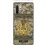 Personalized British Veterans Camo Phone Case 22JAN-LN22
