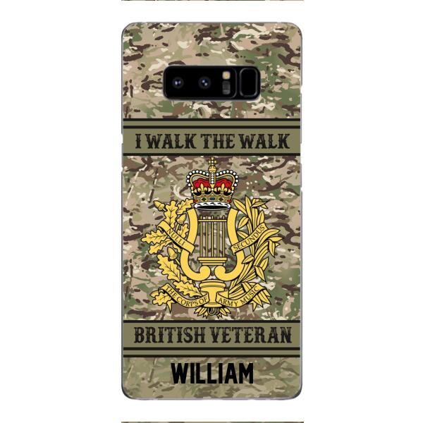 Personalized British Veterans Camo Phone Case 22JAN-LN22