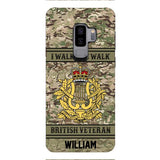 Personalized British Veterans Camo Phone Case 22JAN-LN22