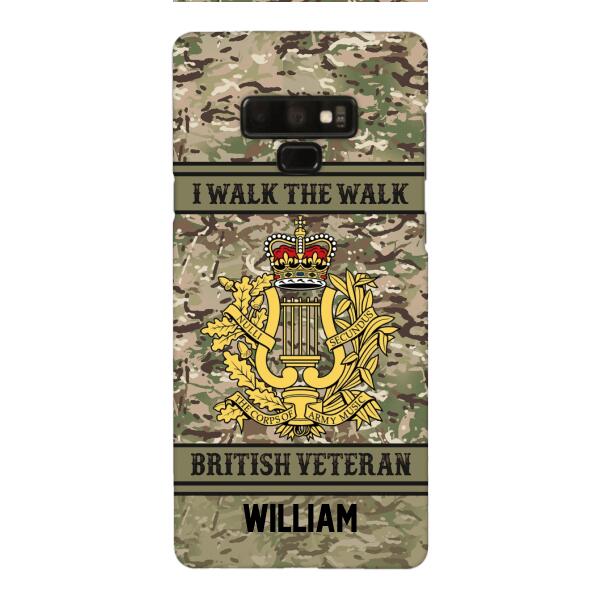 Personalized British Veterans Camo Phone Case 22JAN-LN22