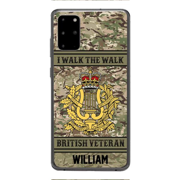 Personalized British Veterans Camo Phone Case 22JAN-LN22