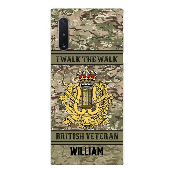 Personalized British Veterans Camo Phone Case 22JAN-LN22