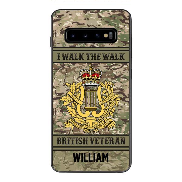 Personalized British Veterans Camo Phone Case 22JAN-LN22