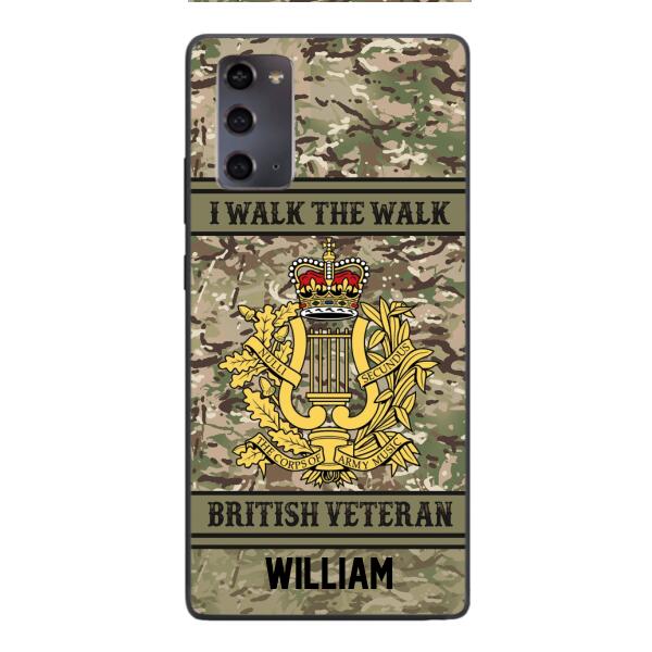 Personalized British Veterans Camo Phone Case 22JAN-LN22
