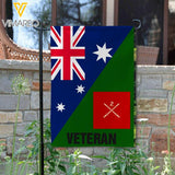 Personalized Australian Veterans Garden Flag 22JAN-DT22