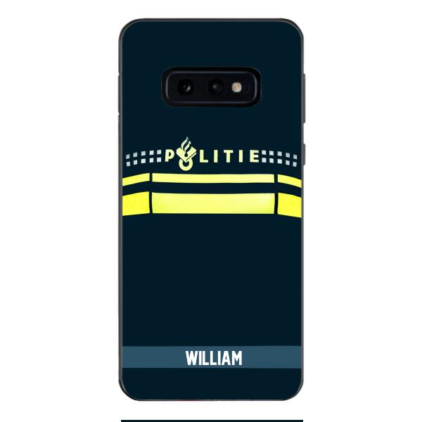 Personalized Dutch Politie Phone Case Printed 22FEB-LN10