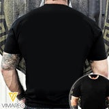 PERSONALIZED BELGIUM SOLIDER BLACK TSHIRT TNDT1002