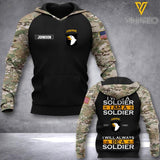 PERSONALIZED U.S SOLIDER CAMO HOODIE 3D PRINTED TNDT1002