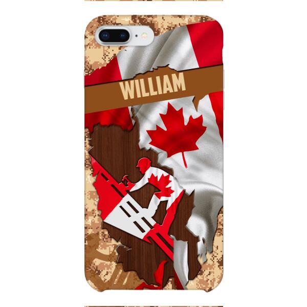Personalized Canadian Roofer Phone Case Printed 22FEB-DT11
