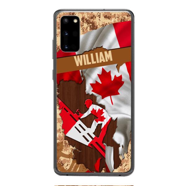 Personalized Canadian Roofer Phone Case Printed 22FEB-DT11