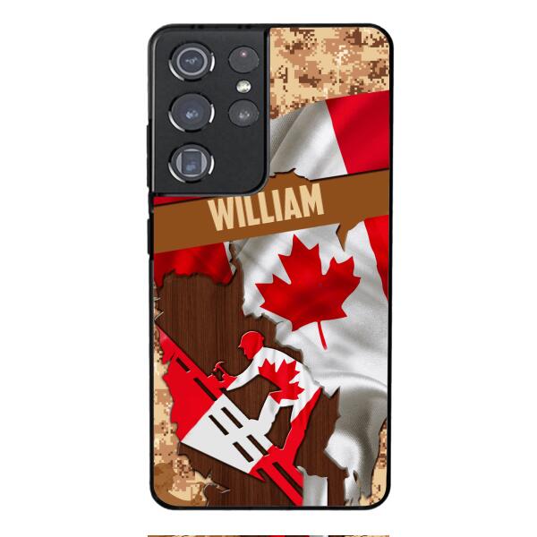Personalized Canadian Roofer Phone Case Printed 22FEB-DT11