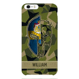 Personalized Swedish Veteran/ Soldier Phone Case Printed 22FEB-DT11