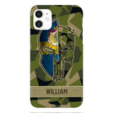 Personalized Swedish Veteran/ Soldier Phone Case Printed 22FEB-DT11