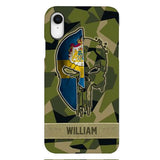 Personalized Swedish Veteran/ Soldier Phone Case Printed 22FEB-DT11