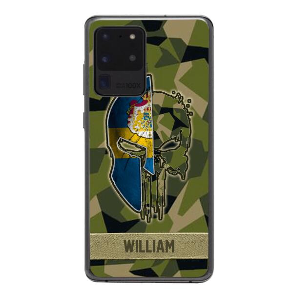 Personalized Swedish Veteran/ Soldier Phone Case Printed 22FEB-DT11