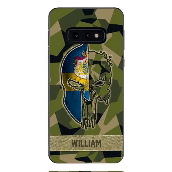 Personalized Swedish Veteran/ Soldier Phone Case Printed 22FEB-DT11