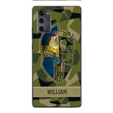Personalized Swedish Veteran/ Soldier Phone Case Printed 22FEB-DT11