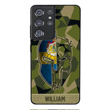Personalized Swedish Veteran/ Soldier Phone Case Printed 22FEB-DT11