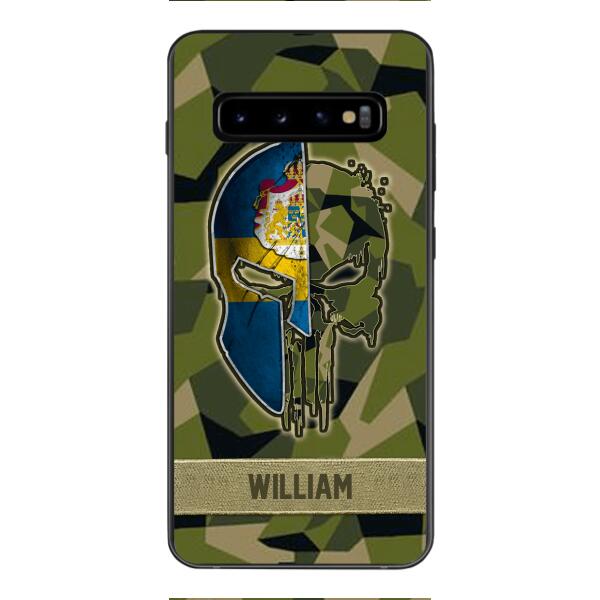Personalized Swedish Veteran/ Soldier Phone Case Printed 22FEB-DT11