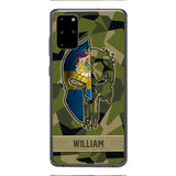 Personalized Swedish Veteran/ Soldier Phone Case Printed 22FEB-DT11