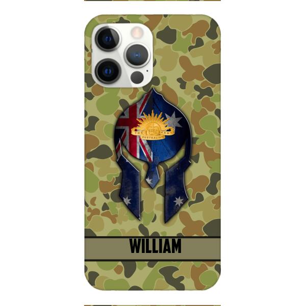 Personalized Australian Veteran/ Soldier Phone Case Printed 22FEB-HC11