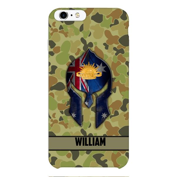 Personalized Australian Veteran/ Soldier Phone Case Printed 22FEB-HC11
