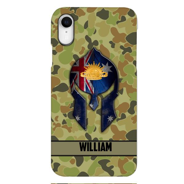Personalized Australian Veteran/ Soldier Phone Case Printed 22FEB-HC11