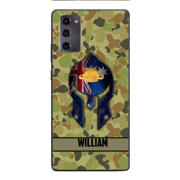 Personalized Australian Veteran/ Soldier Phone Case Printed 22FEB-HC11