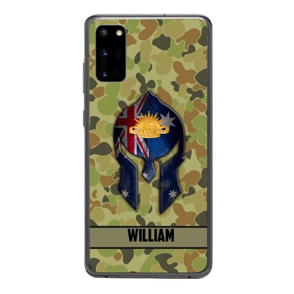 Personalized Australian Veteran/ Soldier Phone Case Printed 22FEB-HC11