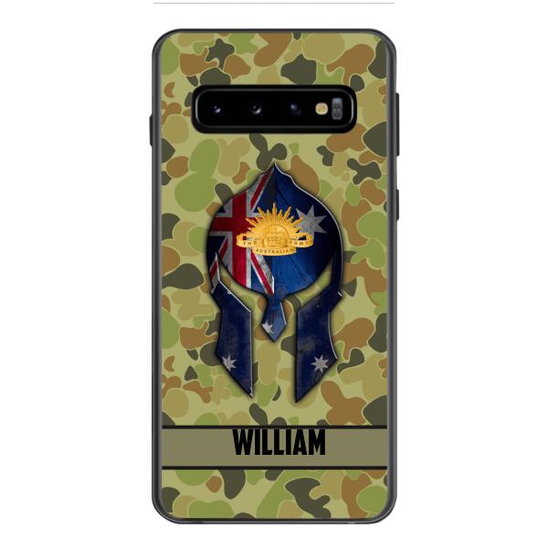 Personalized Australian Veteran/ Soldier Phone Case Printed 22FEB-HC11