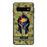 Personalized Australian Veteran/ Soldier Phone Case Printed 22FEB-HC11