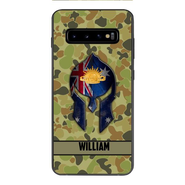 Personalized Australian Veteran/ Soldier Phone Case Printed 22FEB-HC11