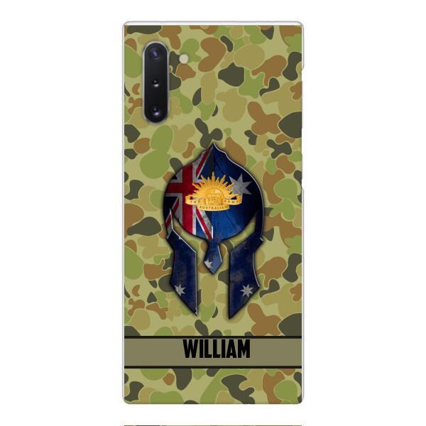 Personalized Australian Veteran/ Soldier Phone Case Printed 22FEB-HC11