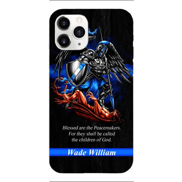 Personalized Blessed Are The Peacemaker Phone Case Printed 22FEB-DT11