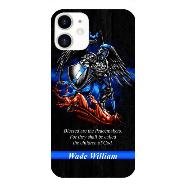 Personalized Blessed Are The Peacemaker Phone Case Printed 22FEB-DT11